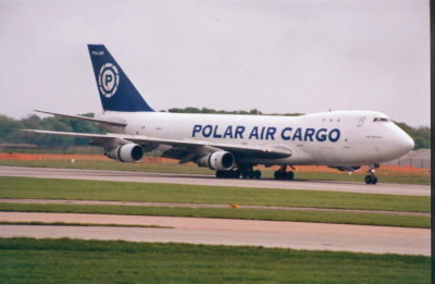Polar Air Cargo (N856FT) Boeing 747 @ Manchester