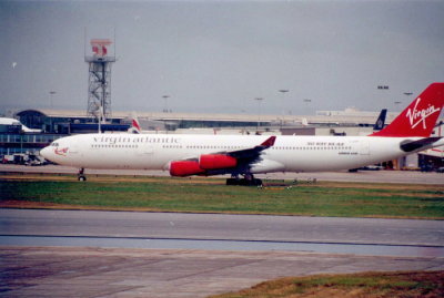 Virgin Atlantic (G-VAIR) Airbus A340 @ Heathrow