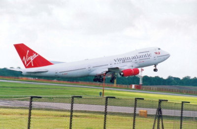 Virgin Atlantic (G-VCAT) Boeing 747 @ Manchester