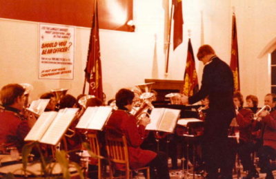 1990 - Burton Citadel Band in Festival Tunics