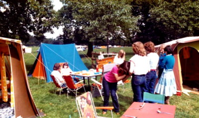 1980-1981 Circa - Burton Citadel Youth @ Wollaton Park camping Rally in Relaxation mode