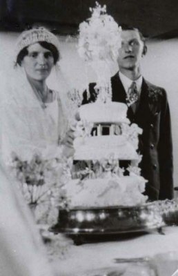 1933 Circa - Bill Ida Porter @ their wedding