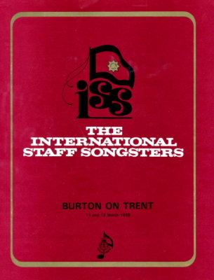 1989 Visit of the International Staff Songsters Program Front