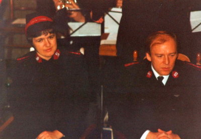1990 (01) Burton Citadel Band Centenary - Major & Mrs Aggett(Corps Officers)