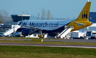Monarch (G-----) Airbus A320 @ East Midlands.