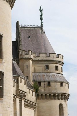 Le chateau de Pierrefonds, Oise