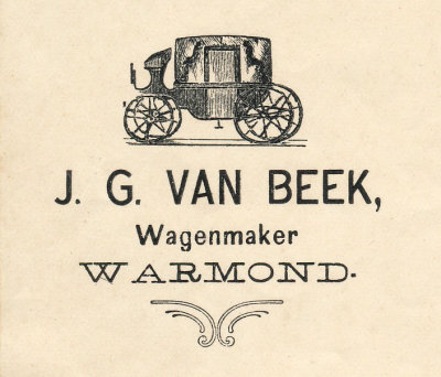 Van Beek, logo briefpapier