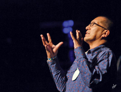 IMG_2664 Richard Wagamese tells a story, Nov 6