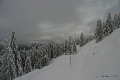 ummm... arrivano le nuvole e tra poco saremo immersi del bianco