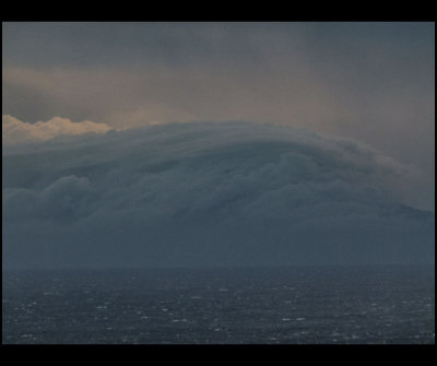 La Palma in stormy clouds