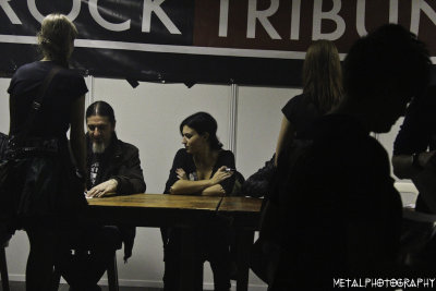 Lacuna Coil signing session