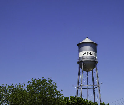 The Smithville Tin Man water tower
