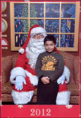 With Santa Nov 2012