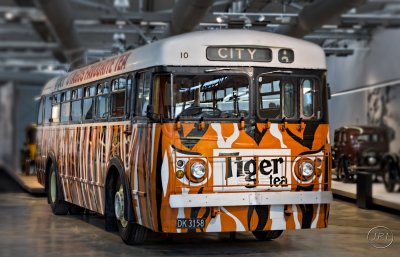 The Tiger Tea Trolly bus.