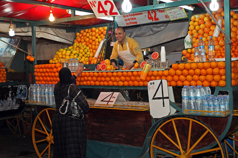 Jemaa el-Fnaa: Orange Juice Seller