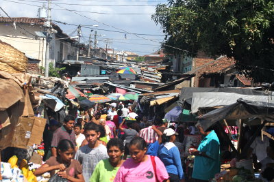 The edge of Granada Market