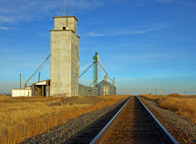 First View, CO grain elevator.
