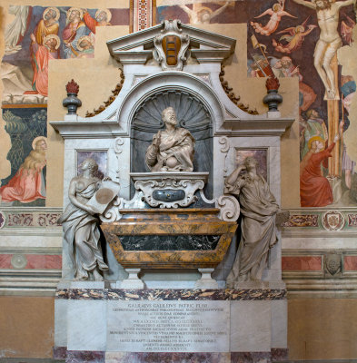 Florence, Santa Croce - Tomb of Galileo