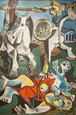 Pablo Ruiz Picasso, Il ratto delle Sabine, MFA, Boston