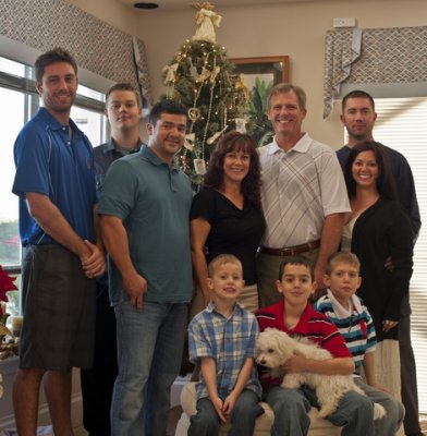 Christmas with our children, grandsons and Gaylord family 2012