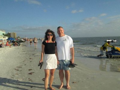 Jean and Brett at Ft Myers Beach