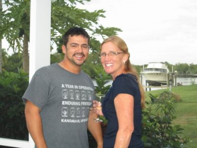 Angie comes to visit