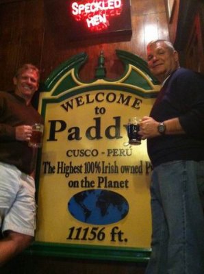 Cuzco,Jeff &  Brett at Paddy Pub 