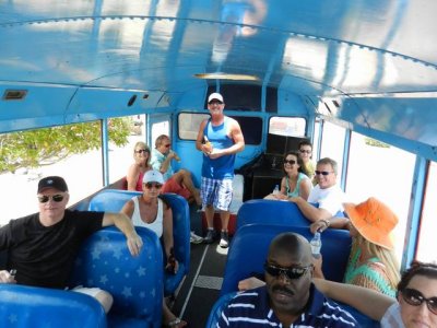 Bus gang at Curacao