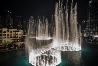 The Dubai Fountain, largest in the world