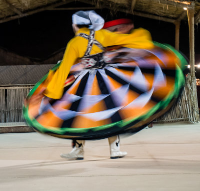 Traditional Tanoura dancer