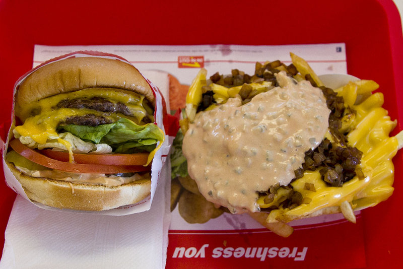 3/16/2013  Double-Double Animal Style and Well Done Fries Animal Style