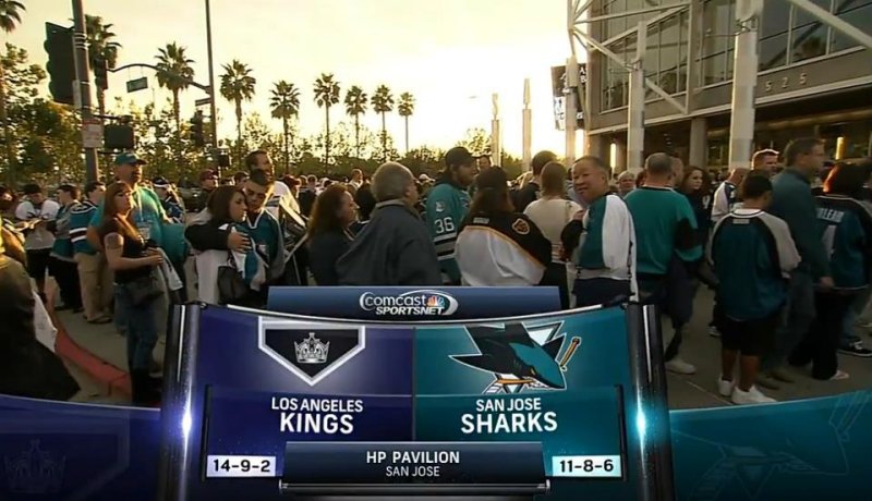 This photo was used by the Sharks organization on their Facebook page on March 14, 2013