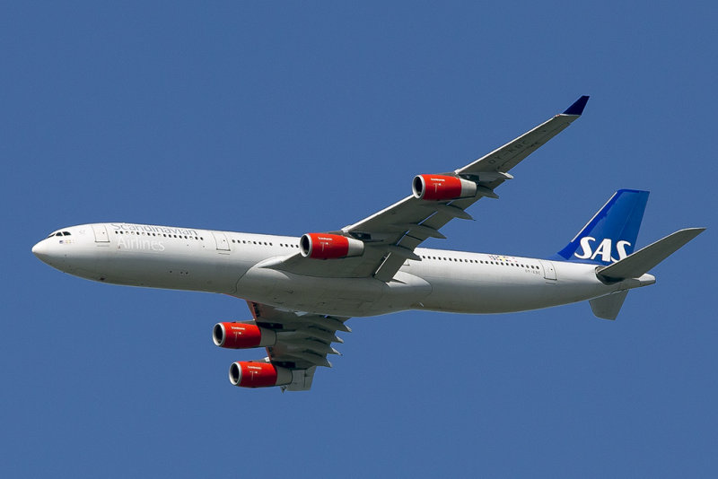 4/25/2013  Scandinavian Airlines - SAS Airbus A340-313X Freydis Viking OY-KBC