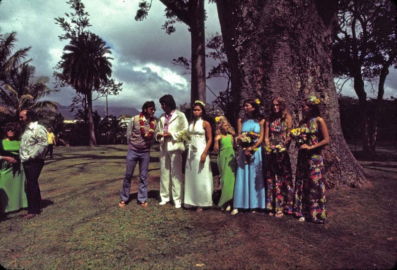 Erica's wedding March 1973