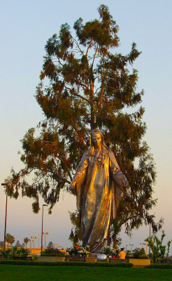 Our Lady of Peace Shrine Roman Catholic Church Santa Clara CA at sunrise .jpg