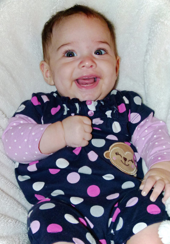 Madeleine at 4 months