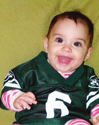 The cutest Jets fan ever!