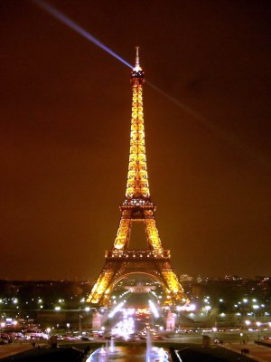 Eiffel tower from trocadero