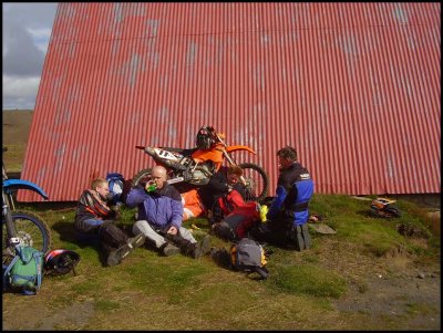 Hérna eru farþegarnir í Saga Class túrnum