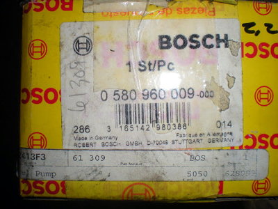 BOSCH Electric Fuel Pump pn 0.580.960.009 NOS - Photo 1