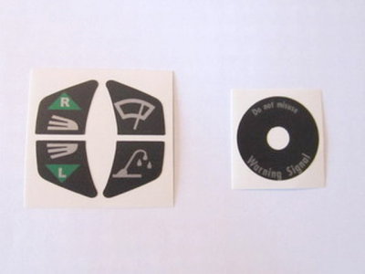 914-6 Decals / Turn Signals and Wipers - reproductions