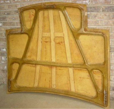 914-6 GT OEM NOS Fiberglass / Balsa Wood Reinforced Front Trunk Lid - No 2