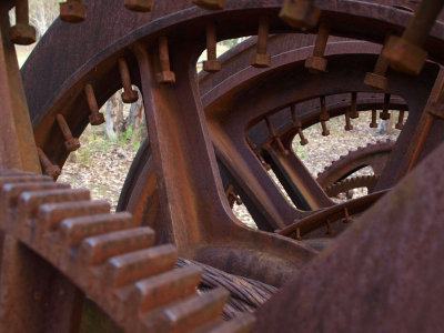 Lovely rusty relics at Bartlett's mine 