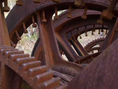 Lovely rusty relics at Bartlett's mine