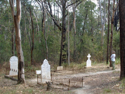 Restored cemetery at Yerranderie  1