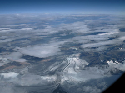 Cloud, snow, mountain, glacier