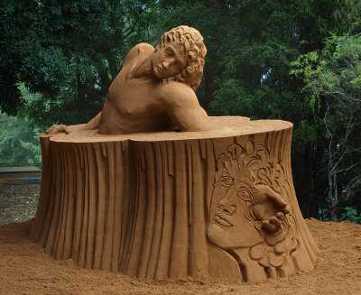 Sand Sculpture at Windsor