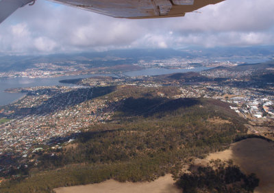 From over Mount Rumney