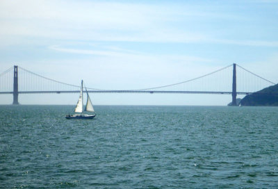 Boat, bay, bridge
