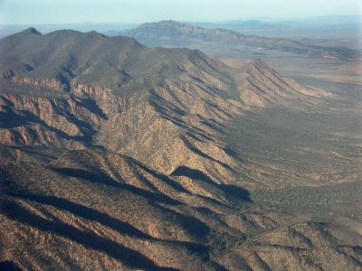 351: Wilpena: View from scenic flight
